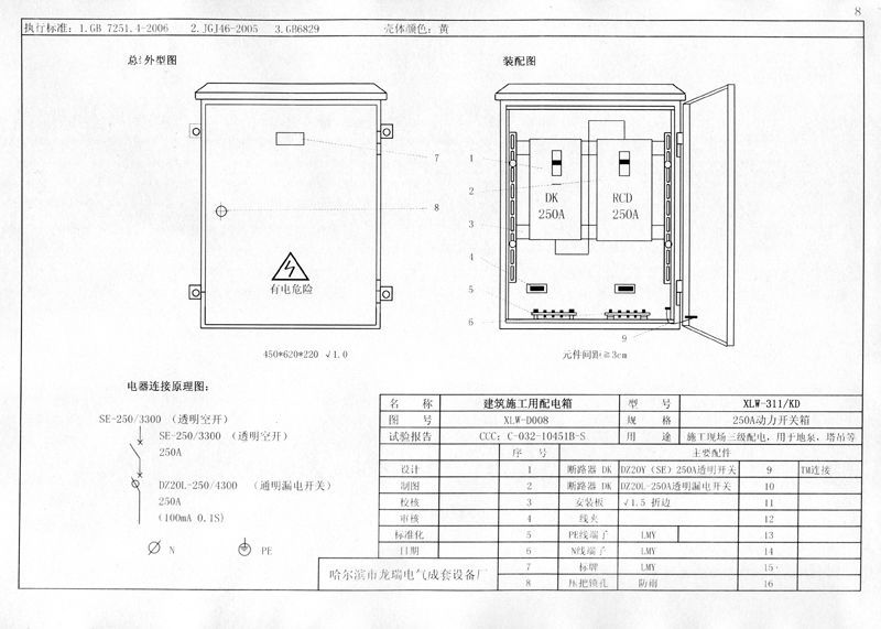 機電的！施工現場臨時用電配電箱(機柜)標準化配置圖集，只有這一個！